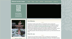 Desktop Screenshot of historicgardenleague.org